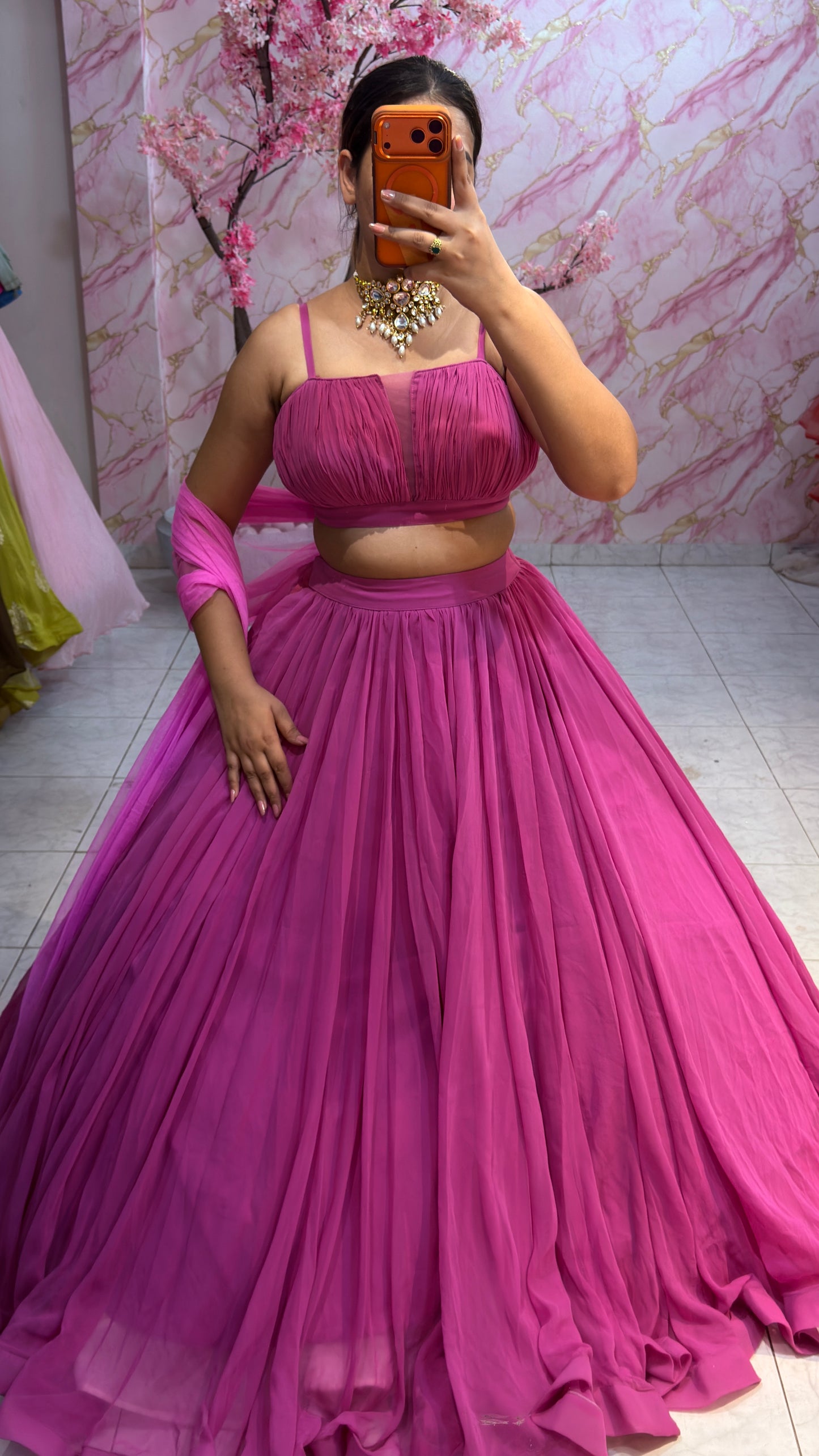 Embellished wedding lehenga 4057