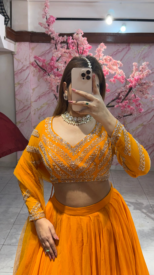 Beautiful flairy lehenga 443