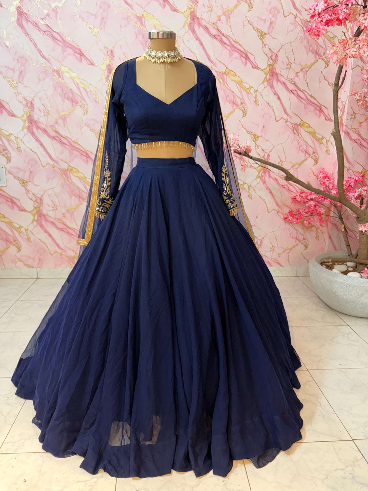 Embellished wedding lehenga 4141