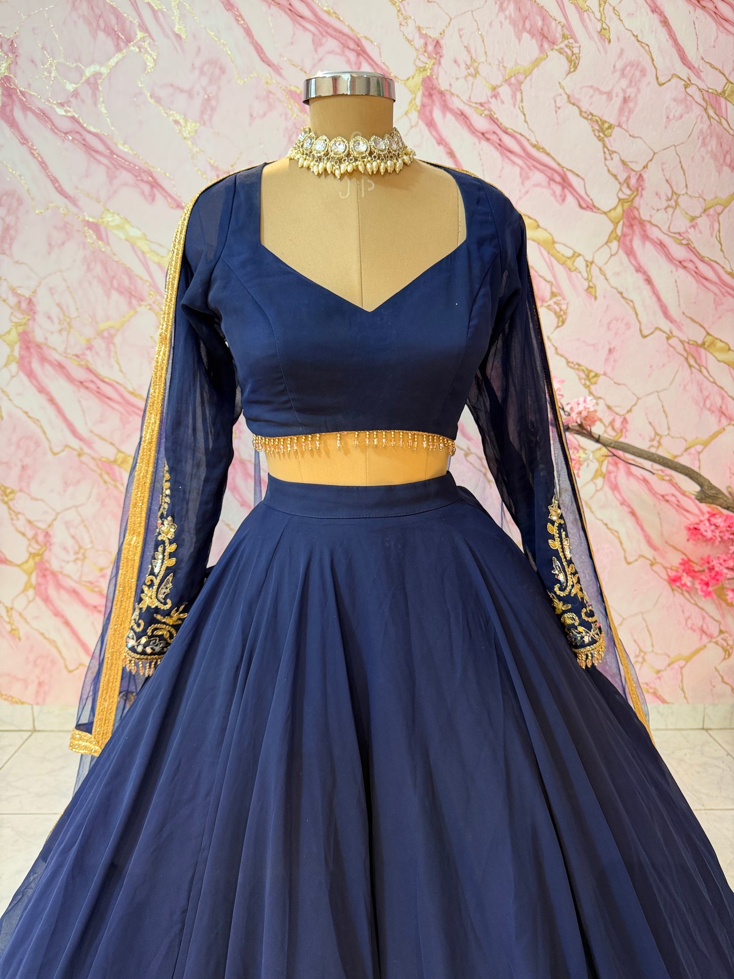 Embellished wedding lehenga 4141