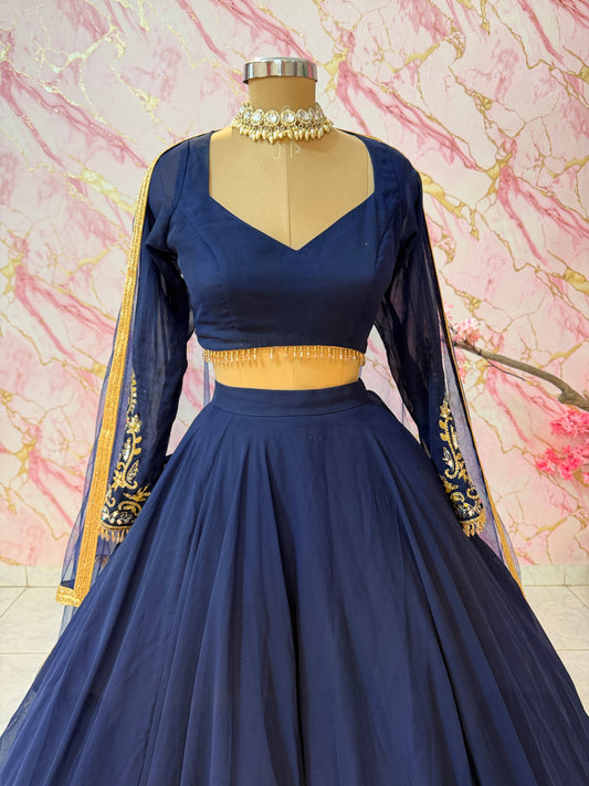 Embellished wedding lehenga 4141
