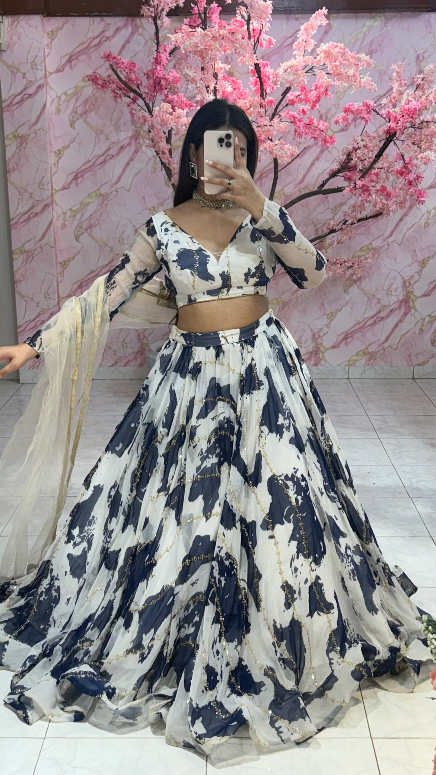 Beautiful flairy lehenga 373