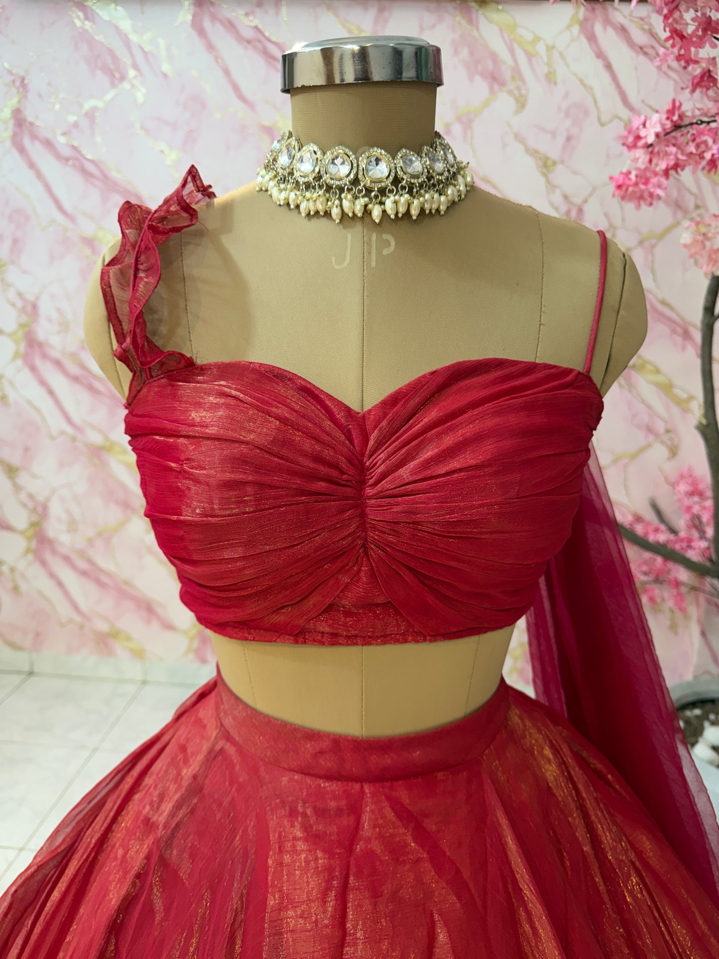 Embellished wedding lehenga 4100