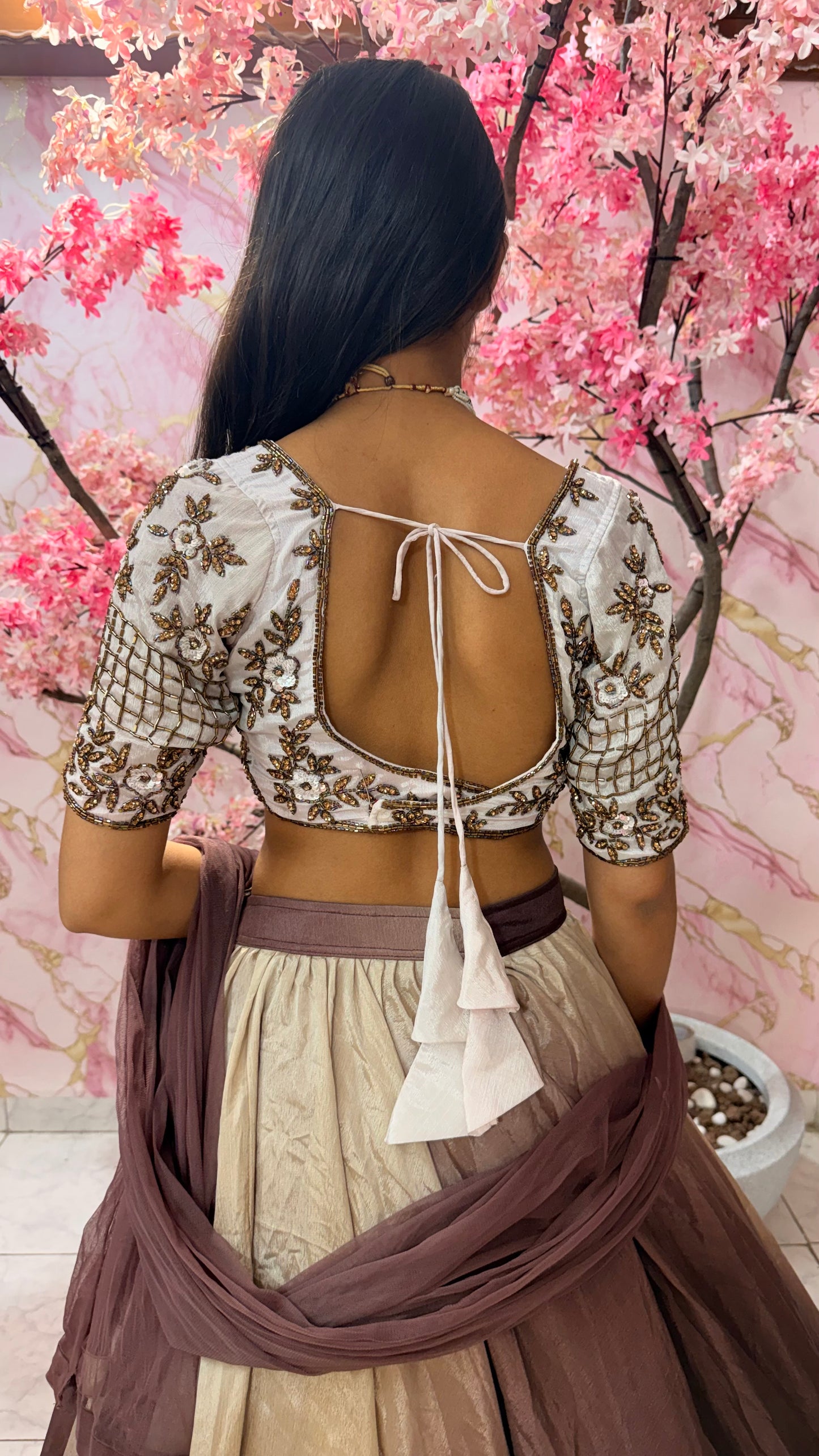 Embellished wedding lehenga 4044