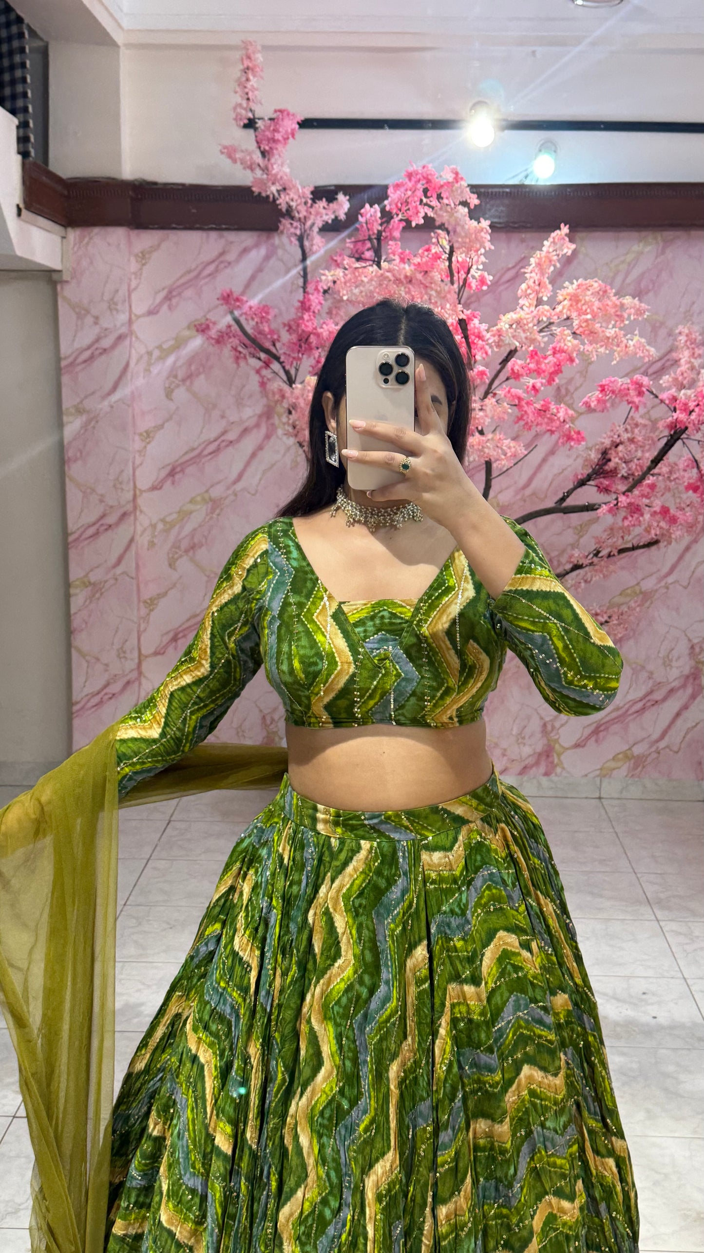 Beautiful flairy lehenga 360