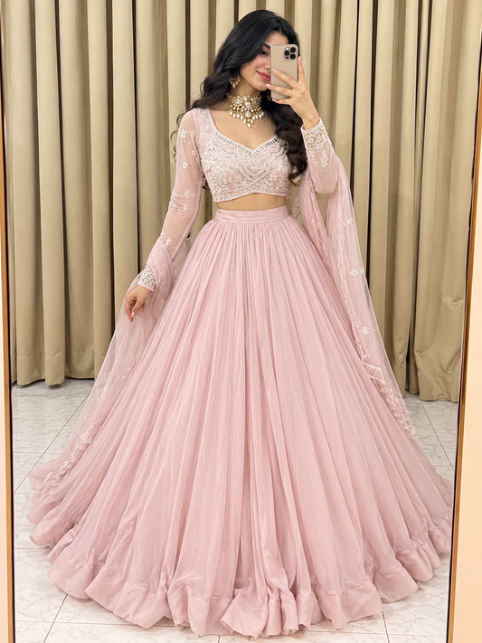 Mirror lehenga 4353
