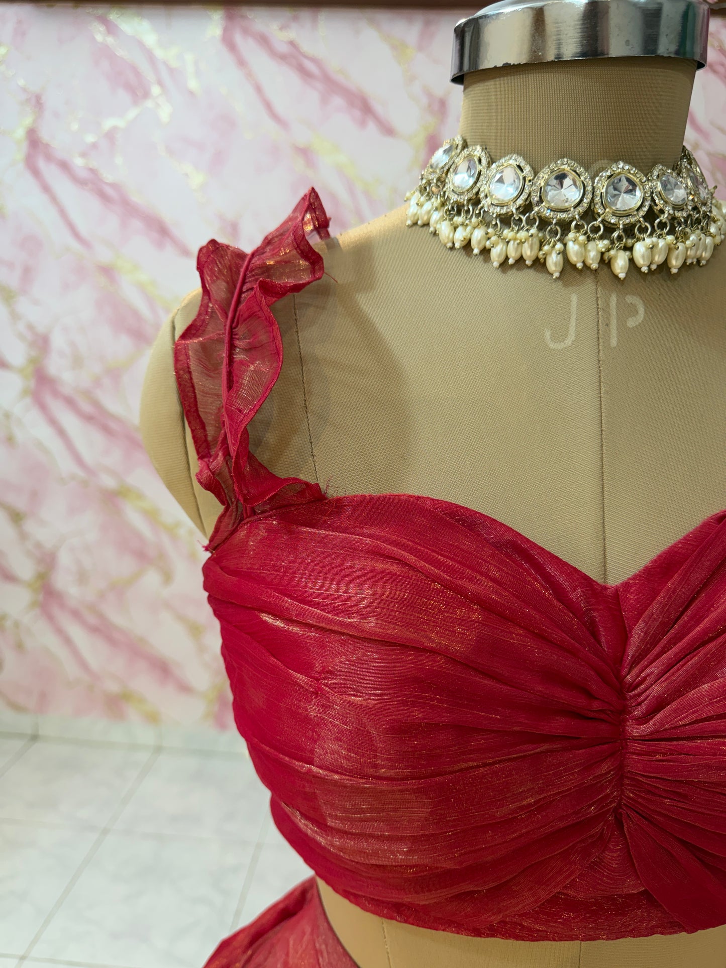 Embellished wedding lehenga 4100