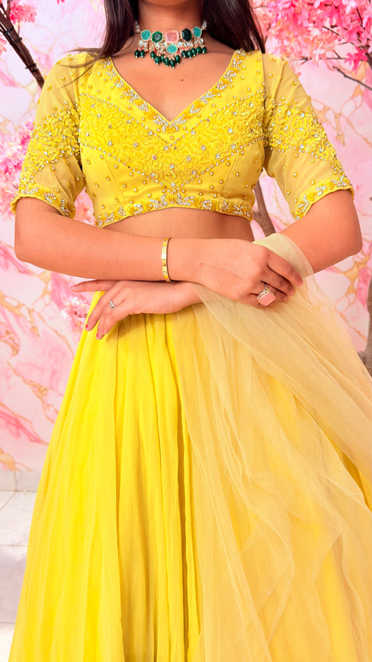 Flairy wedding lehenga 4017