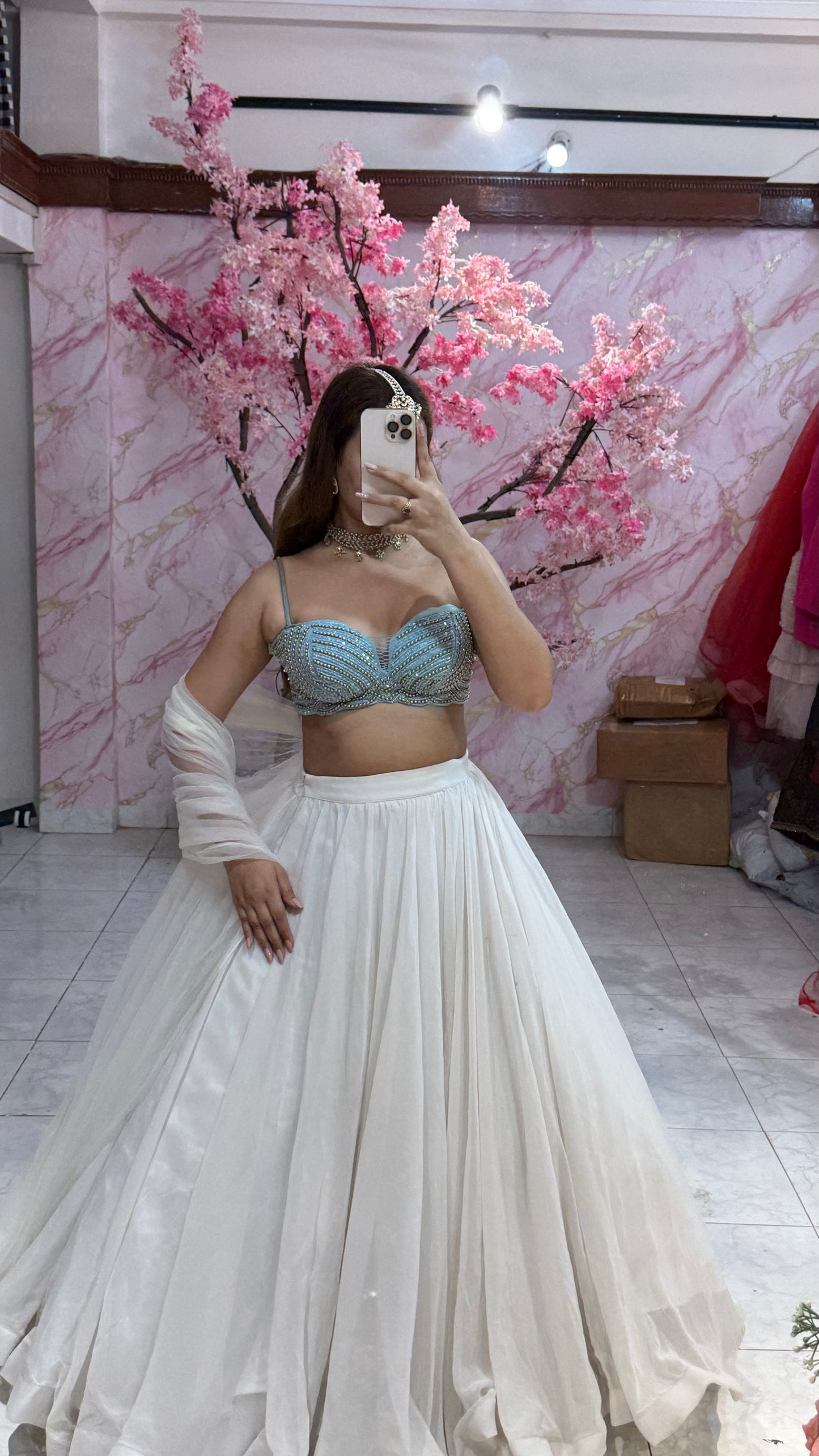 mermaid blouse lehenga 403