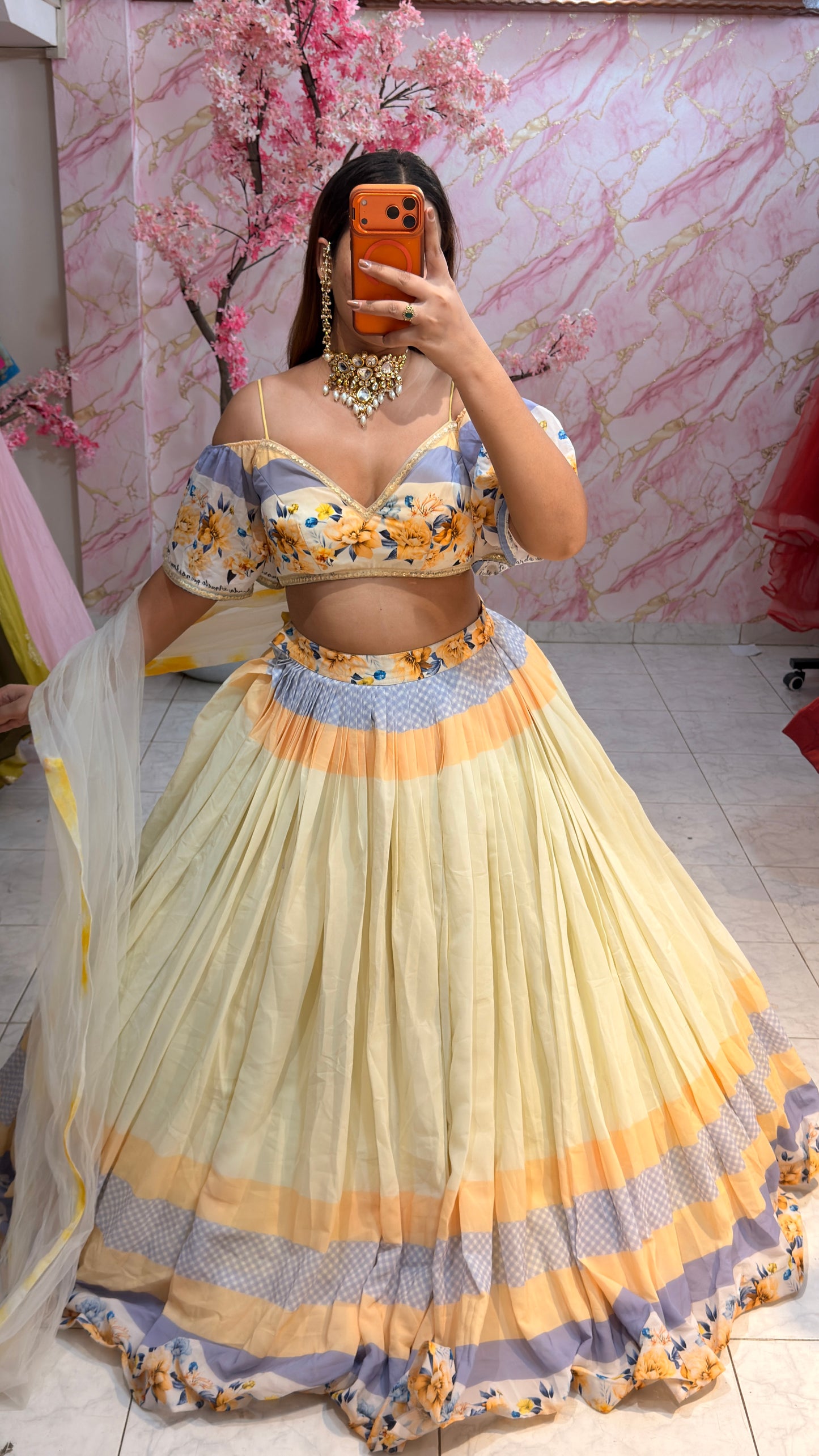 Embellished wedding lehenga 4080