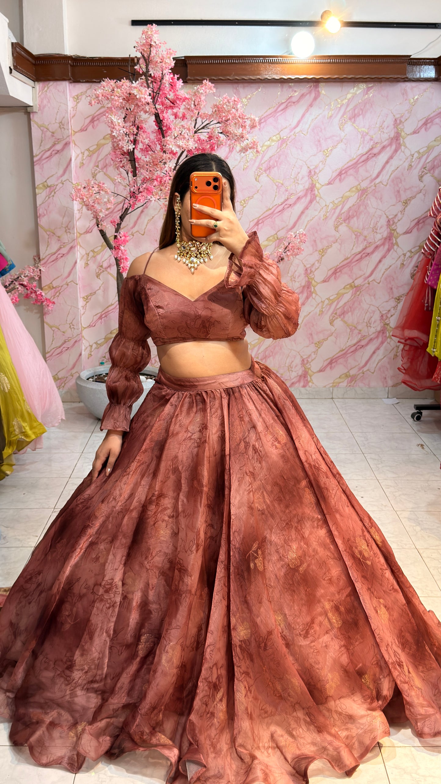 Embellished wedding lehenga 4081