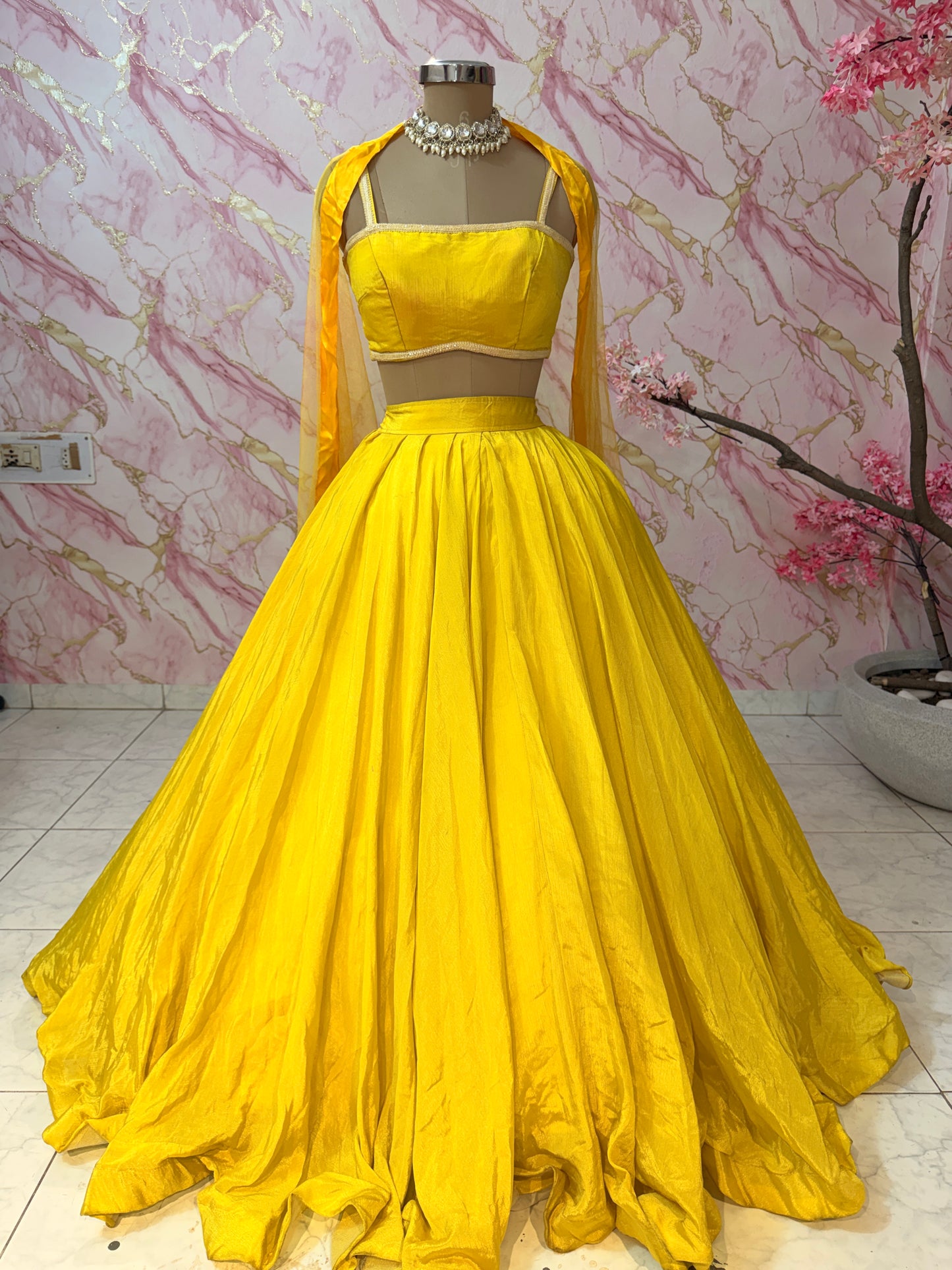 Embellished wedding lehenga 4124
