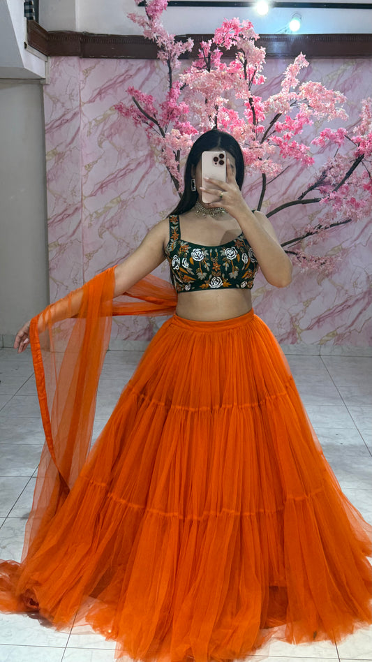 Beautiful flairy lehenga 353