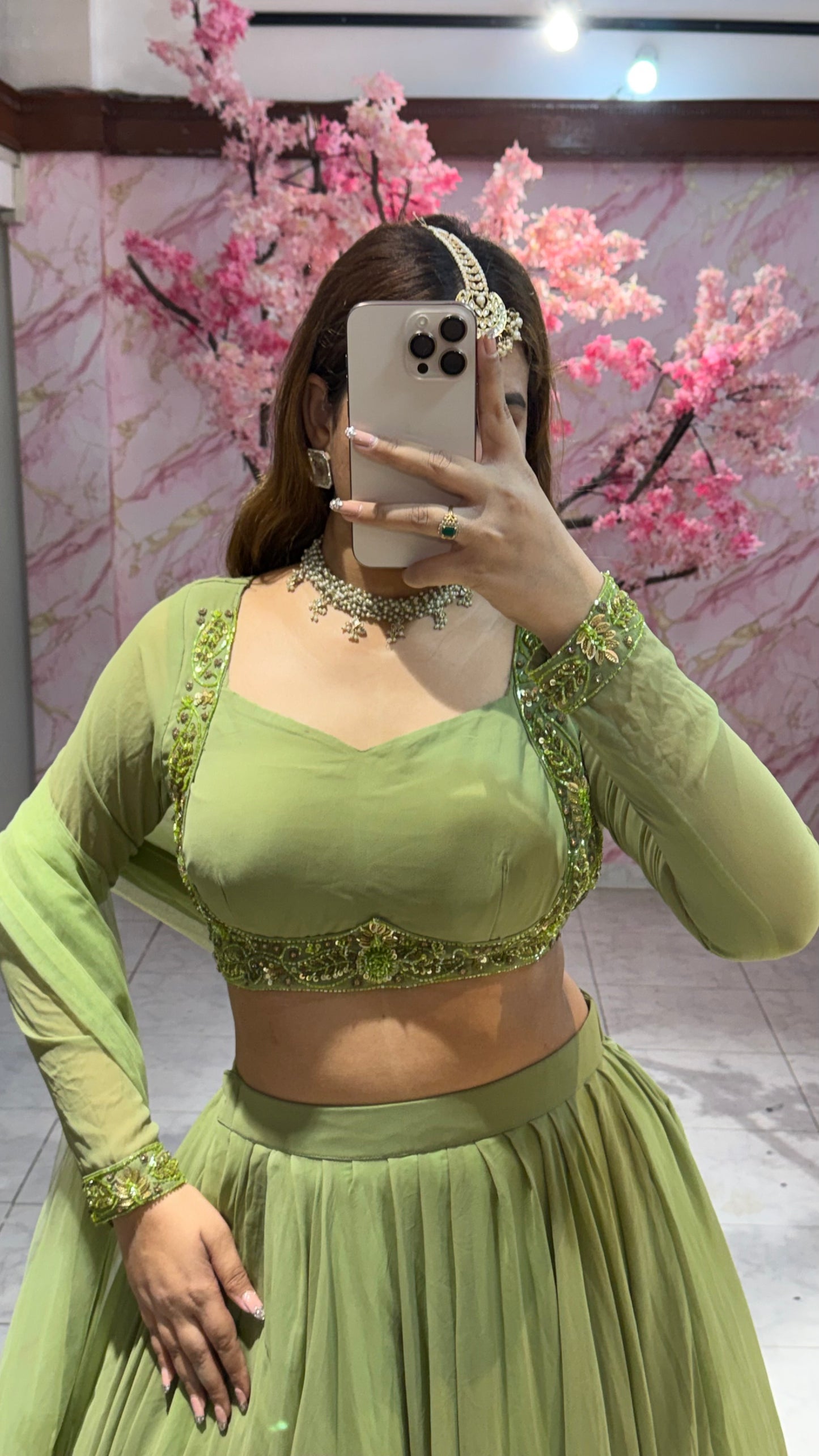 Beautiful flairy lehenga 424