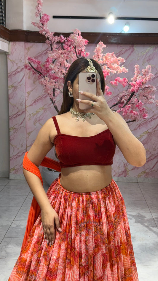 Beautiful flairy lehenga 400