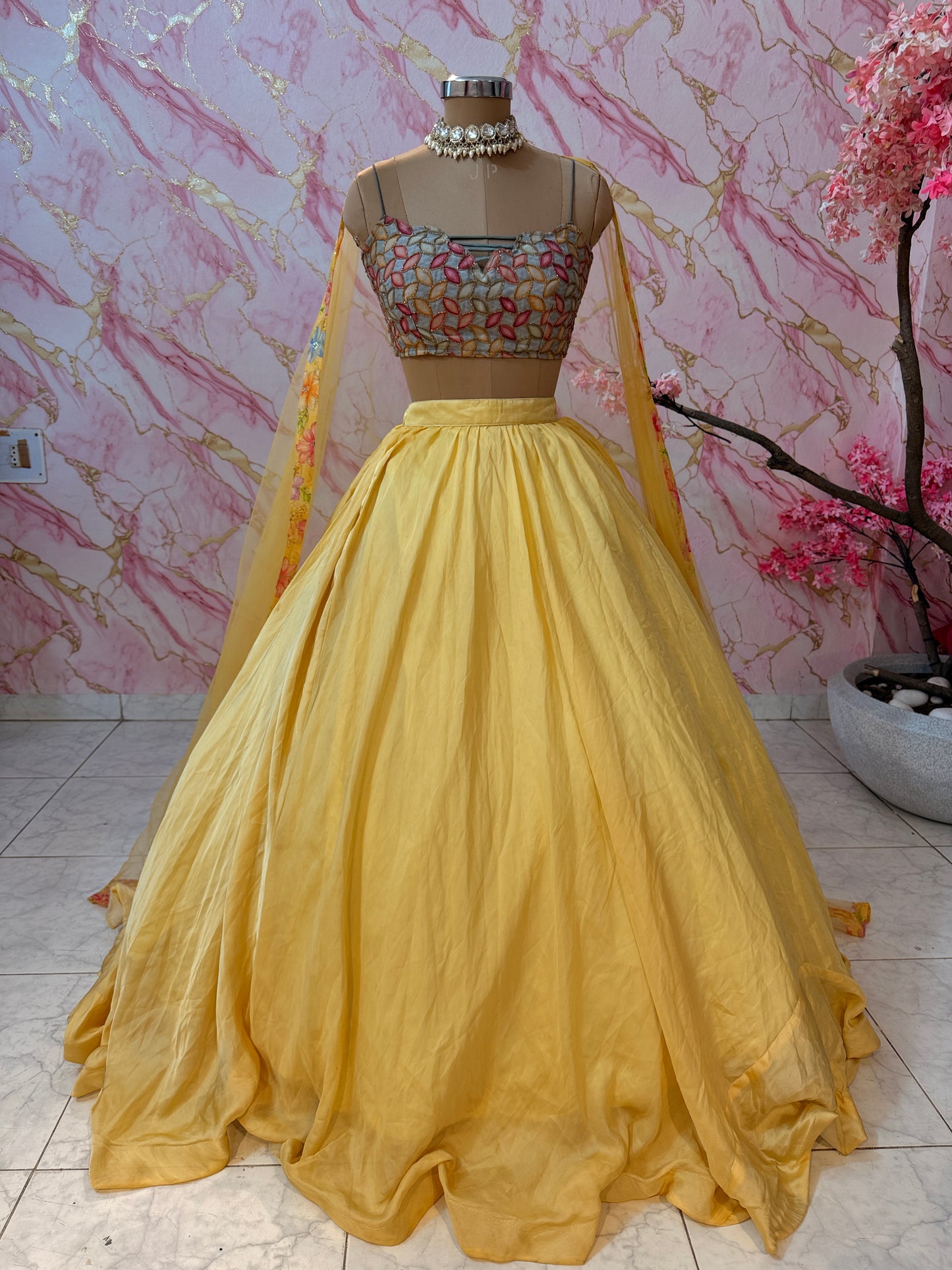 Embellished wedding lehenga 4152