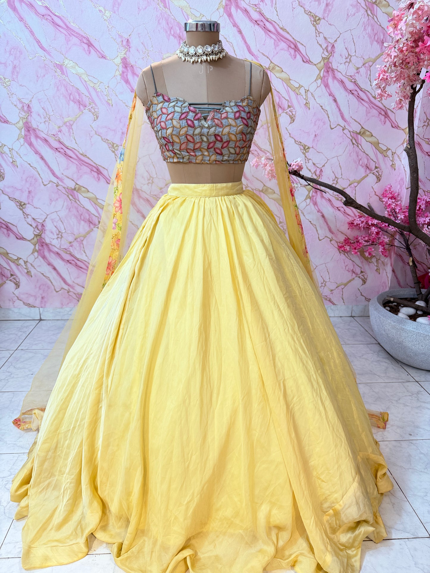Embellished wedding lehenga 4152
