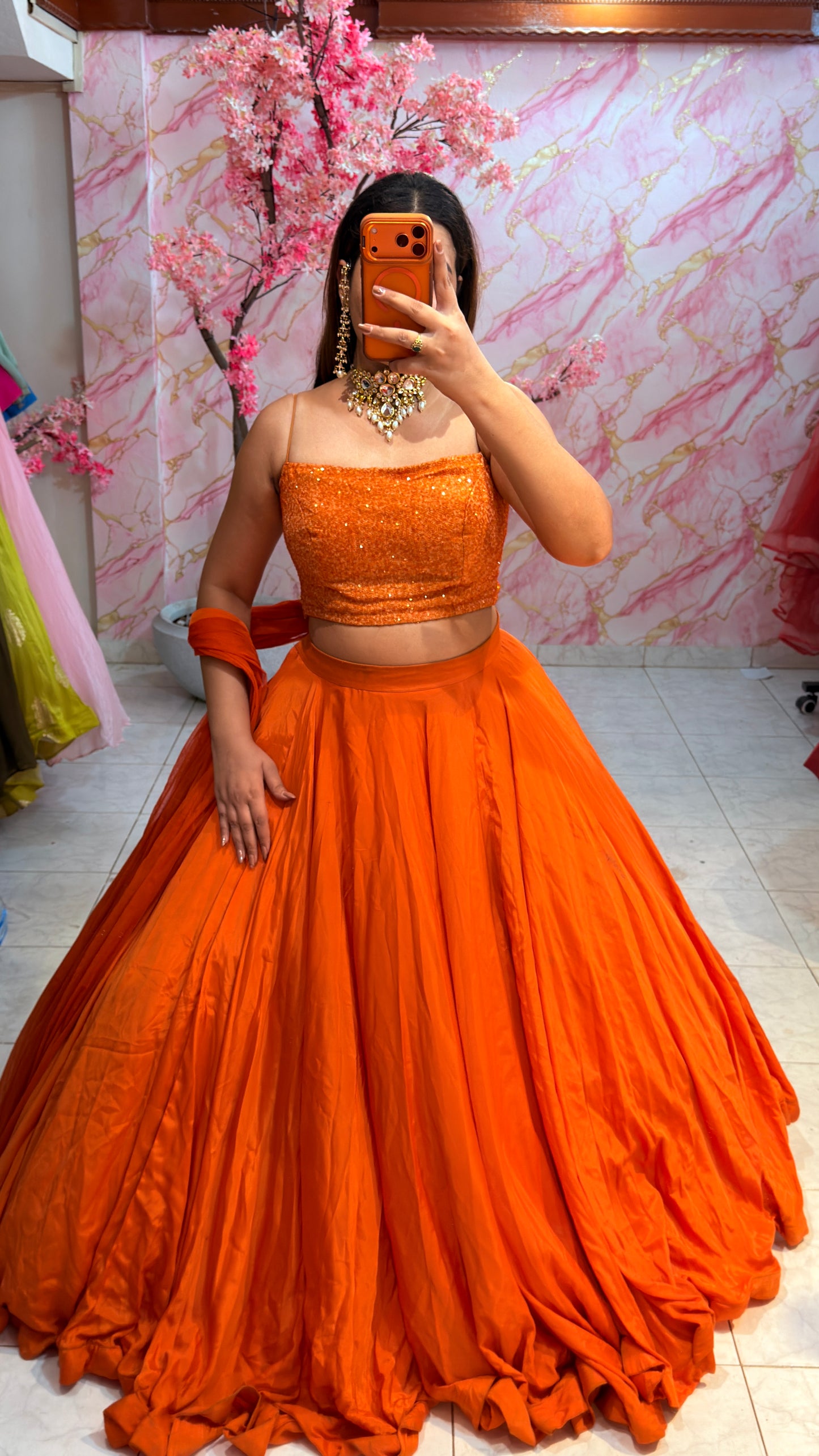 Embellished wedding lehenga 4083