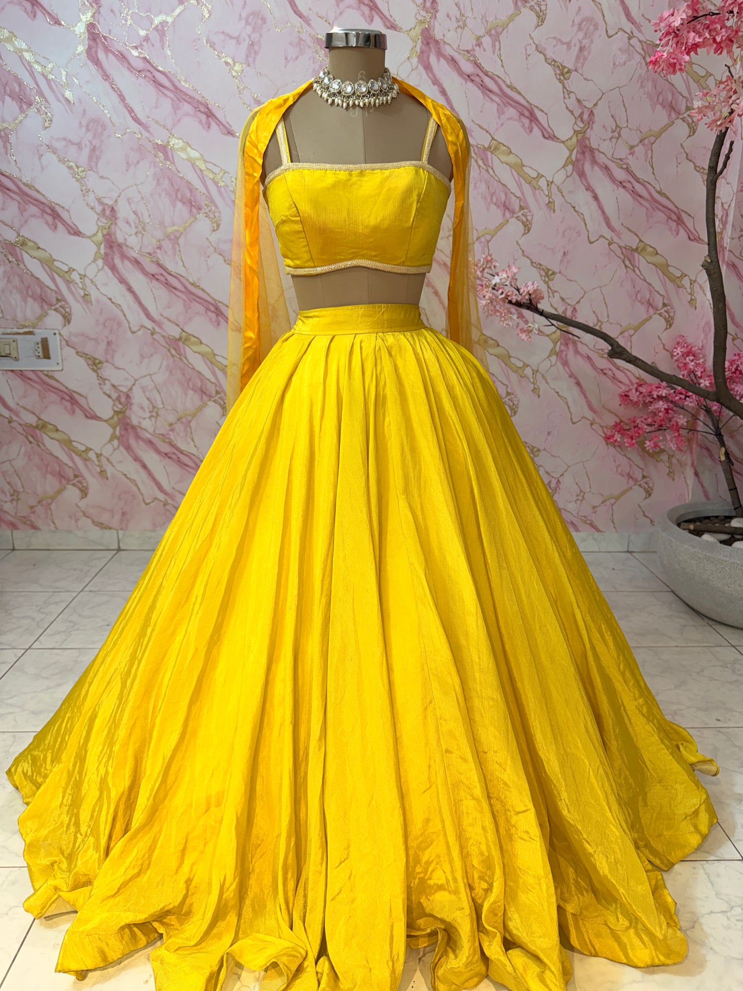 Embellished wedding lehenga 4124