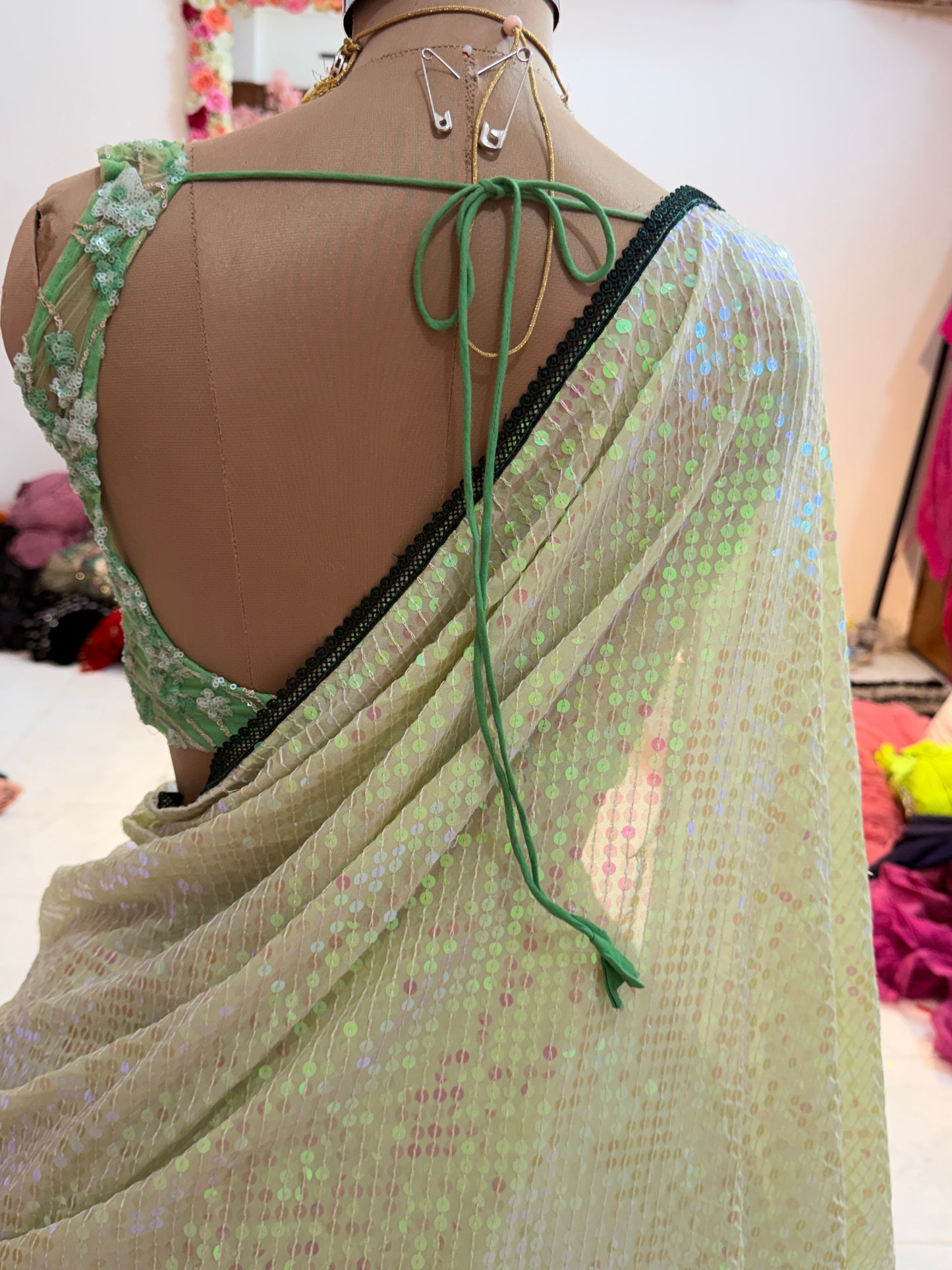 Embellished wedding lehenga 4153