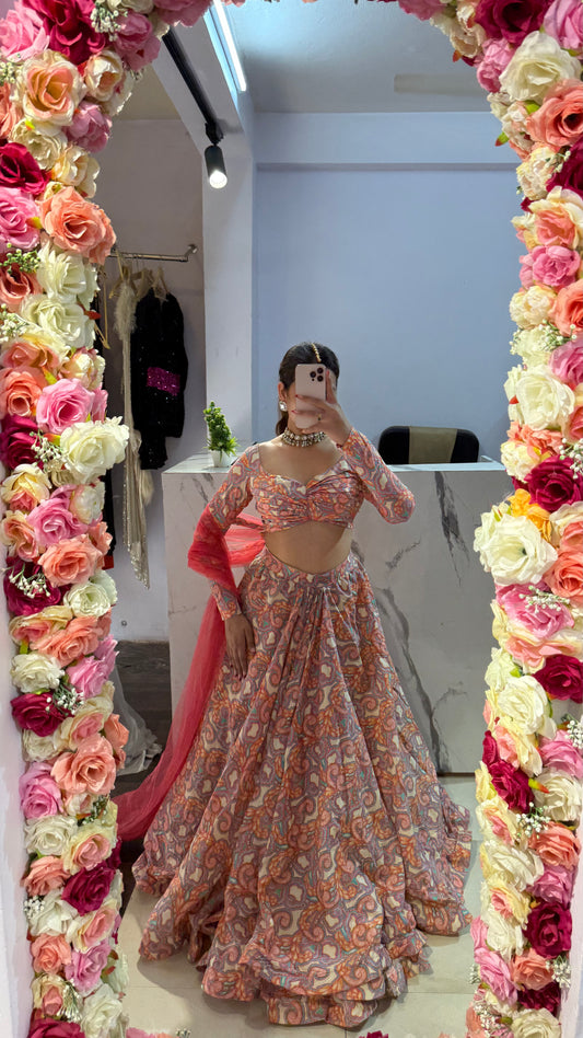 Beautiful flairy lehenga 250