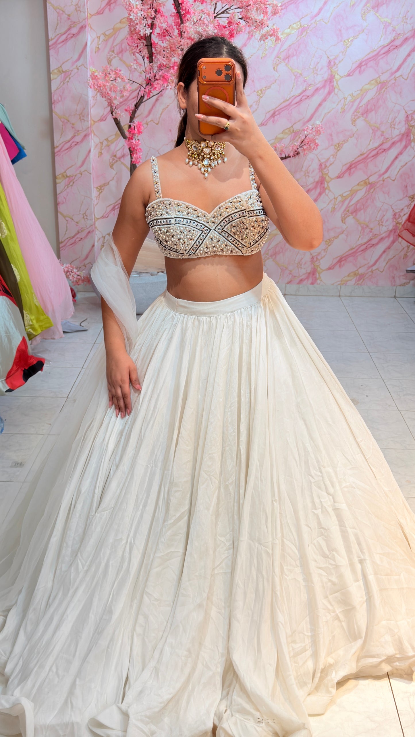 Embellished wedding lehenga 4067