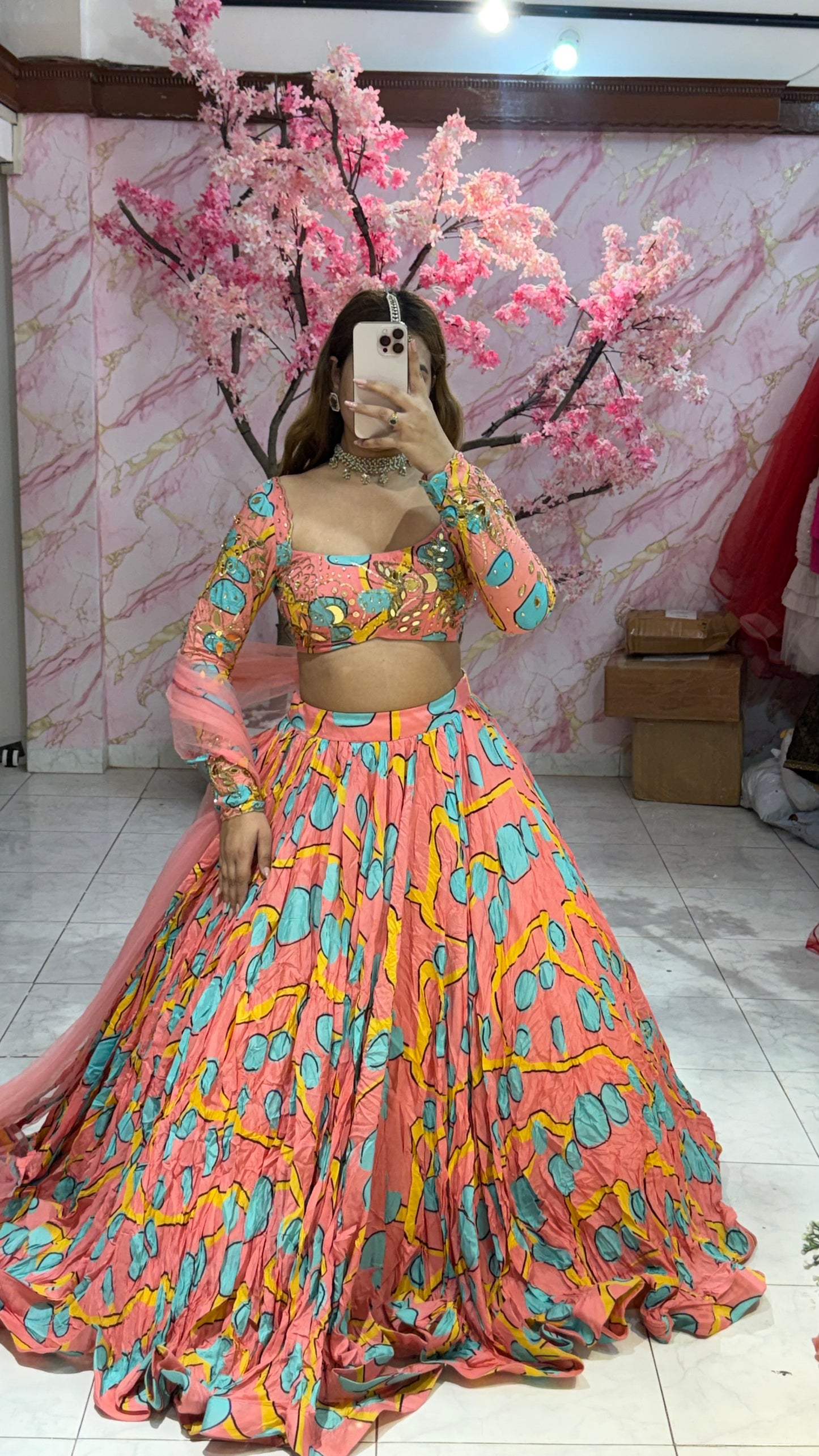 Colourfull Luxury lehenga 404