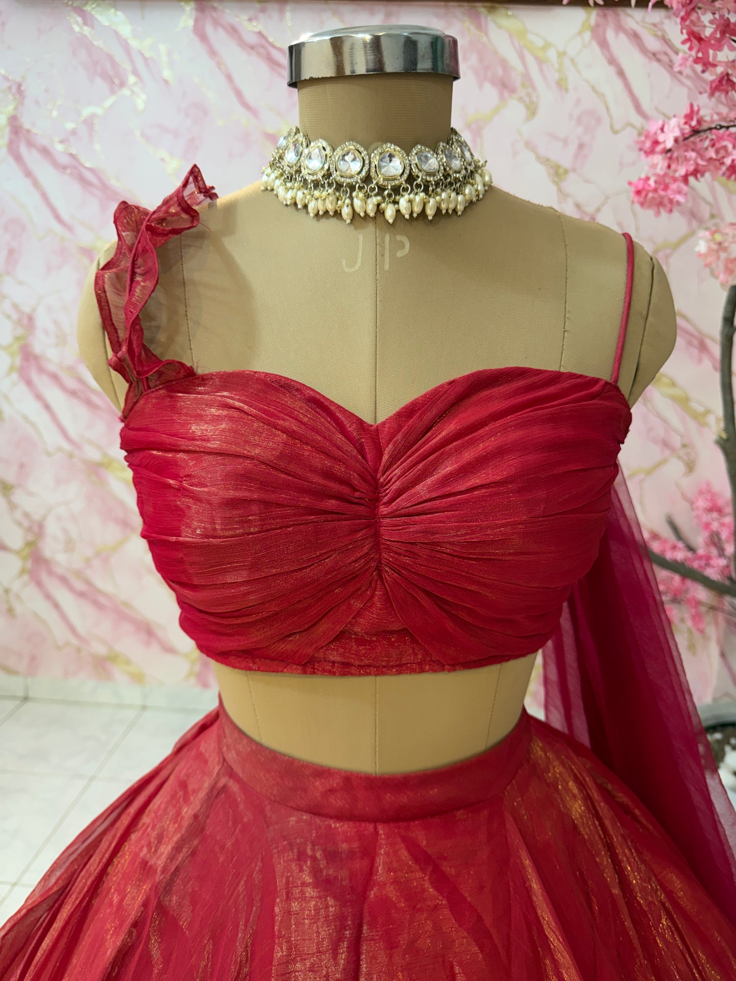 Embellished wedding lehenga 4100