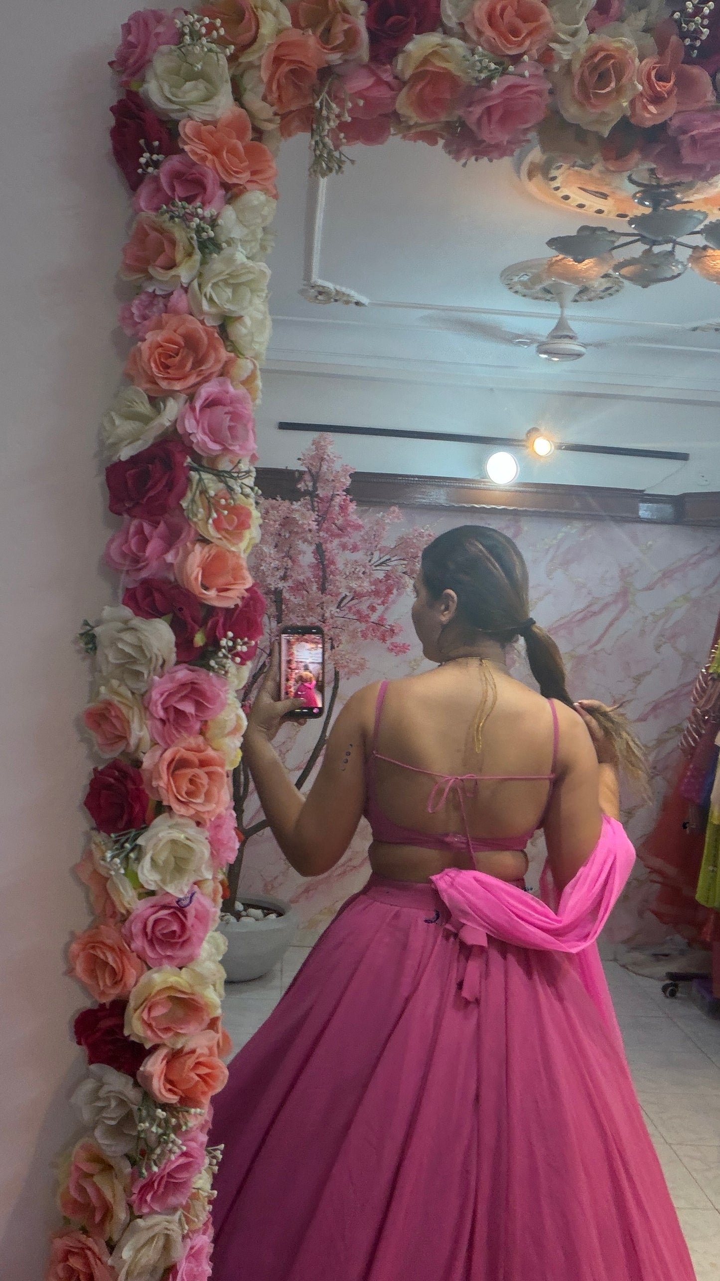 Embellished wedding lehenga 4057