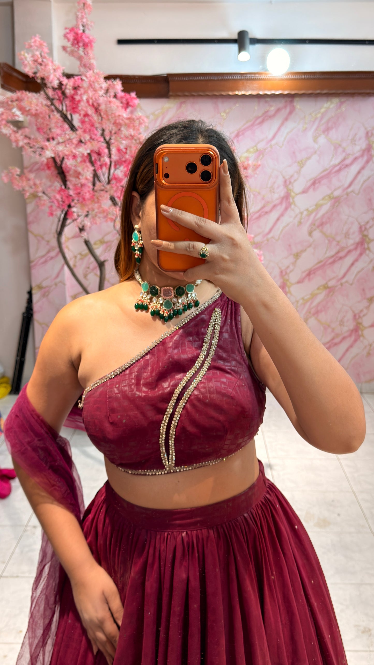 Embellished wedding lehenga 4026