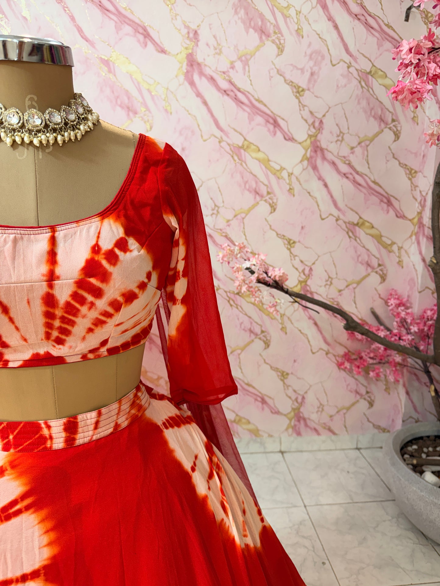Embellished wedding lehenga 4123