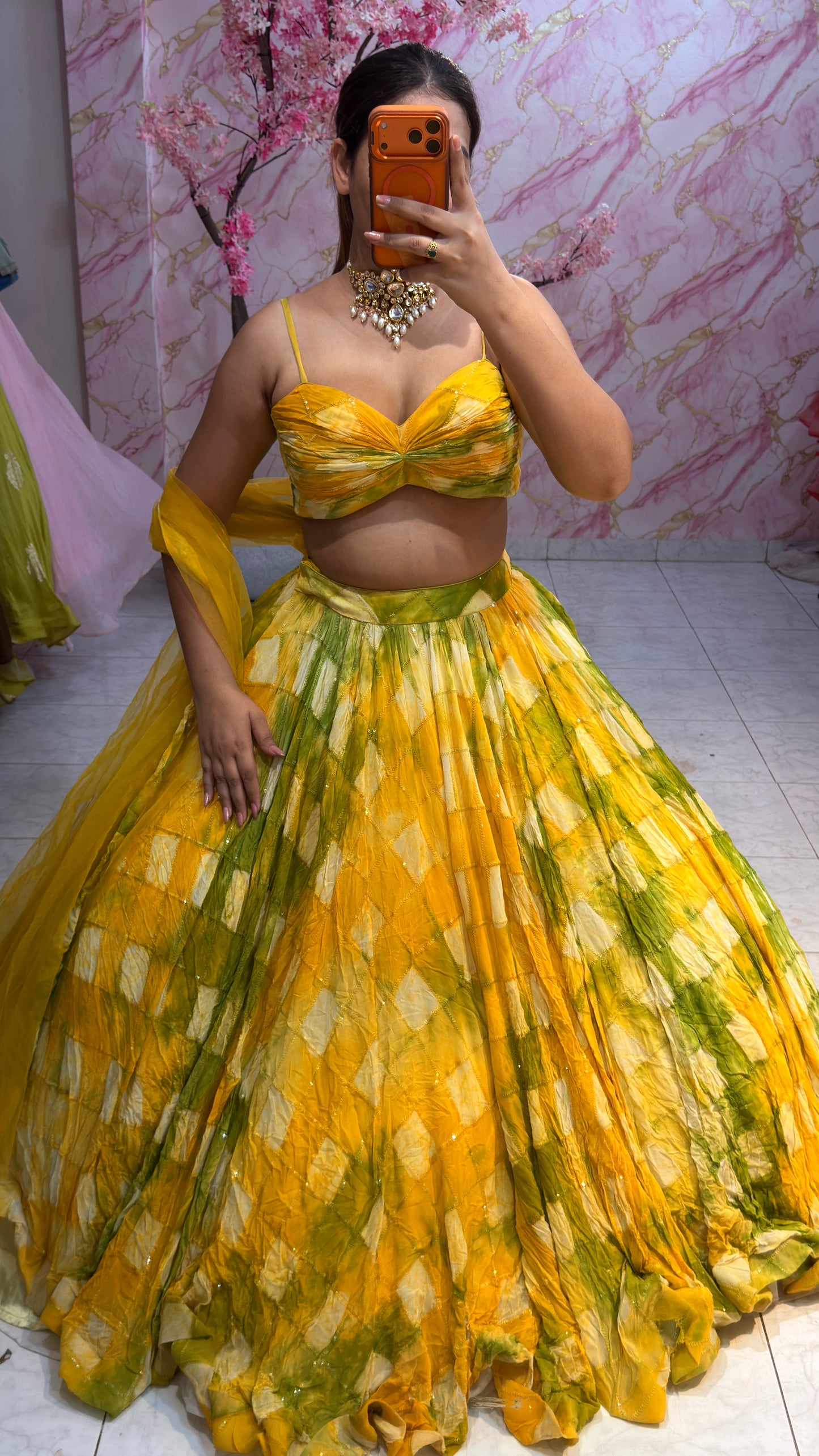 Embellished wedding lehenga 4056