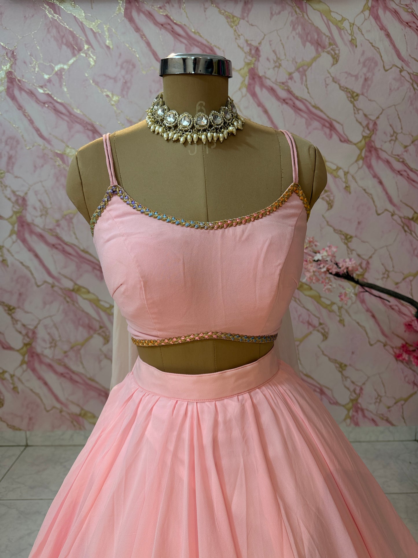 Embellished wedding lehenga 4126