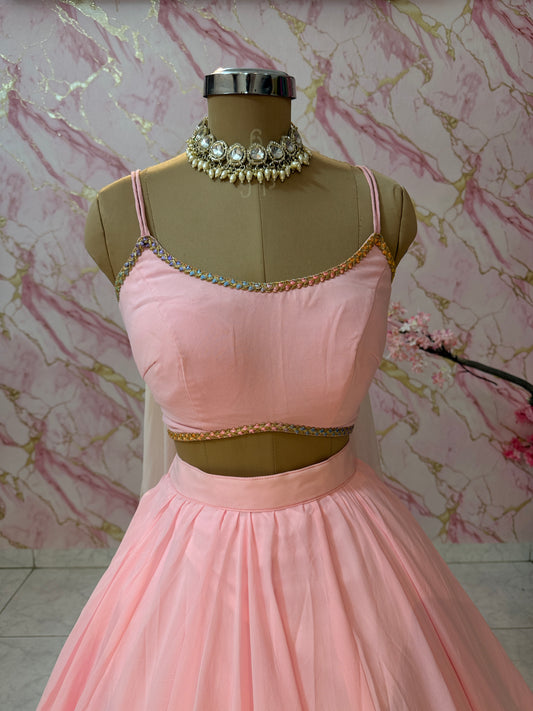 Embellished wedding lehenga 4126