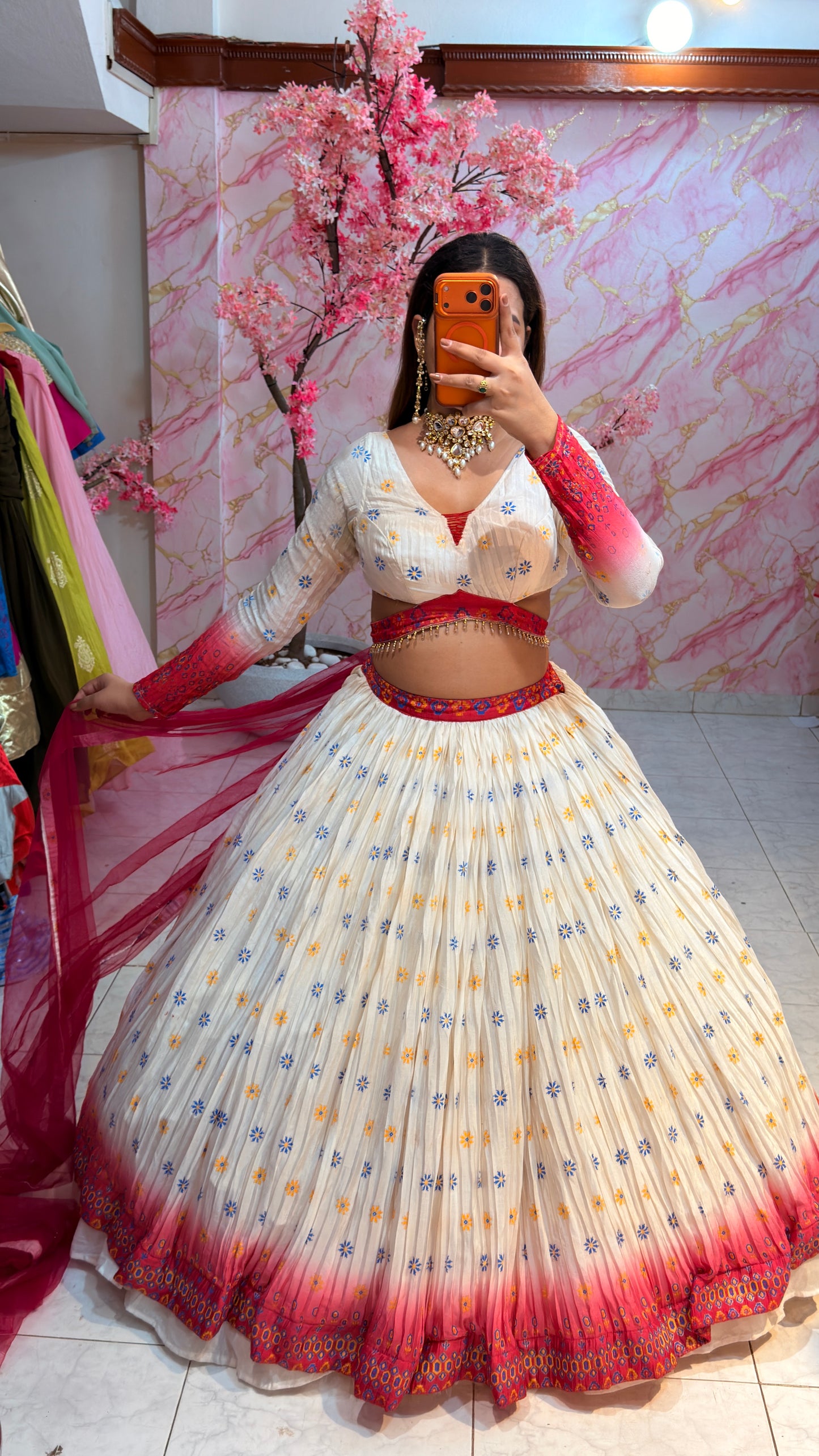 Embellished wedding lehenga 4082