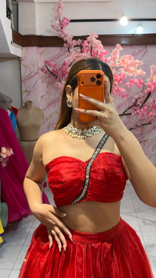 (Beautiful flairy lehenga 476