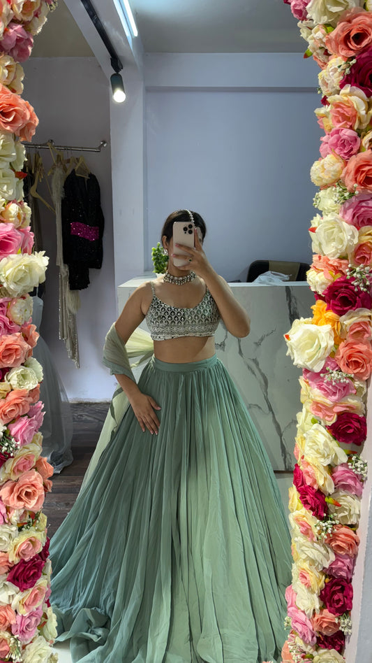 Beautiful flairy lehenga 281