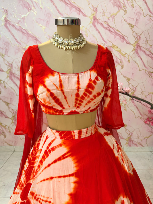 Embellished wedding lehenga 4123