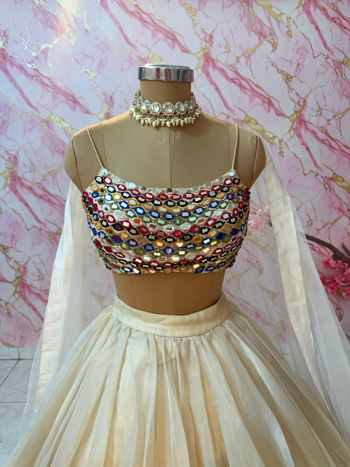 Embellished wedding lehenga 4150