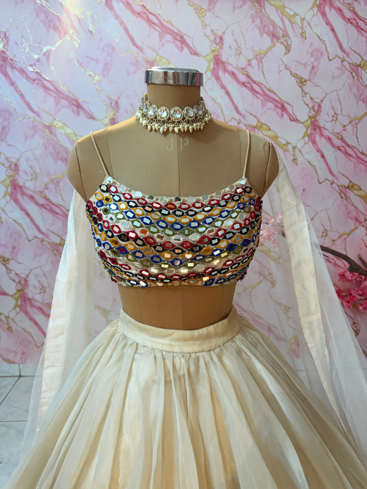 Embellished wedding lehenga 4150