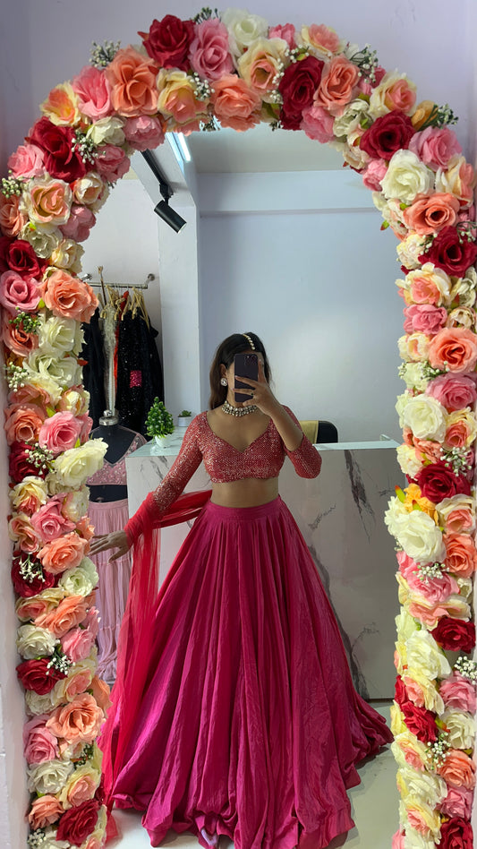 Beautiful bridesmaid lehenga 048